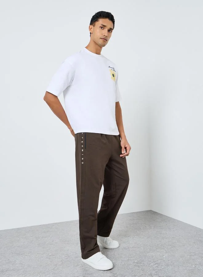 Men Brown Relaxed Fit Joggers